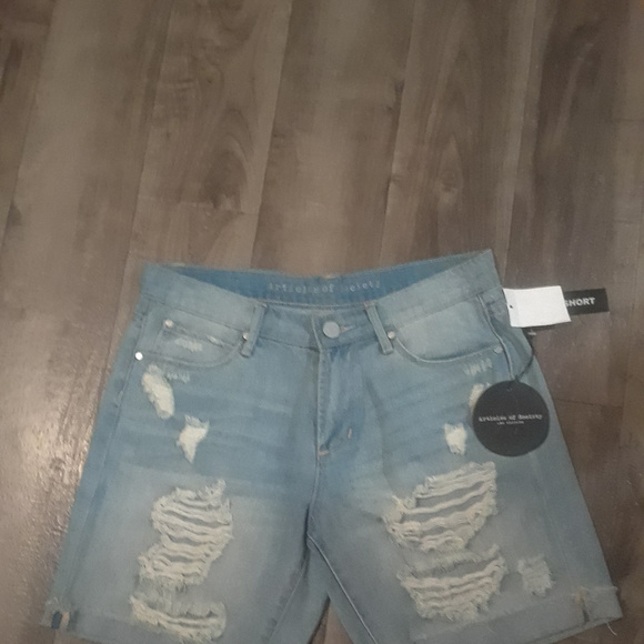 𝅺articles of Society Distressed Jeans Shorts Size 25 - Picture 1 of 6